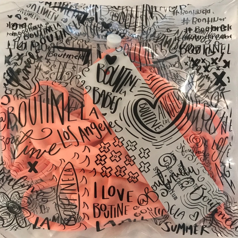 Boutine LA Coral Triple Tie Top size Medium
